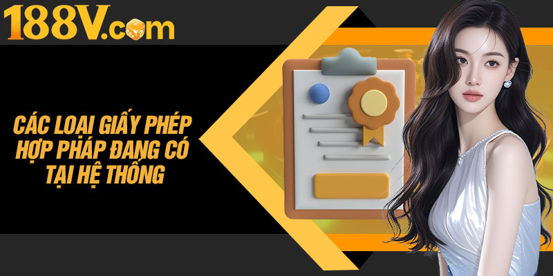 Các Loại Giấy Phép Hợp Pháp Đang Có Tại Hệ Thống