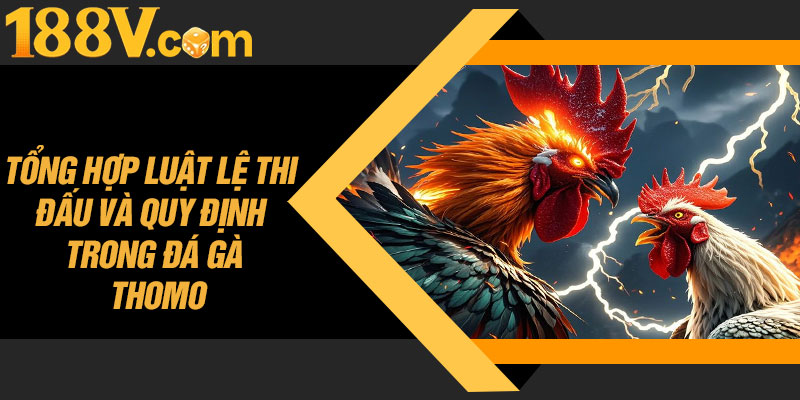 Tổng Hợp Luật Lệ Thi Đấu Và Quy Định Trong Đá Gà Thomo